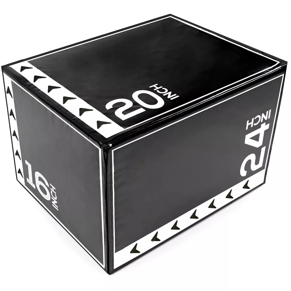 Balancefrom Fitness Versatile Durable Anti-Slip 3-In-1 Foam Plyometric Jumping Exercise Box