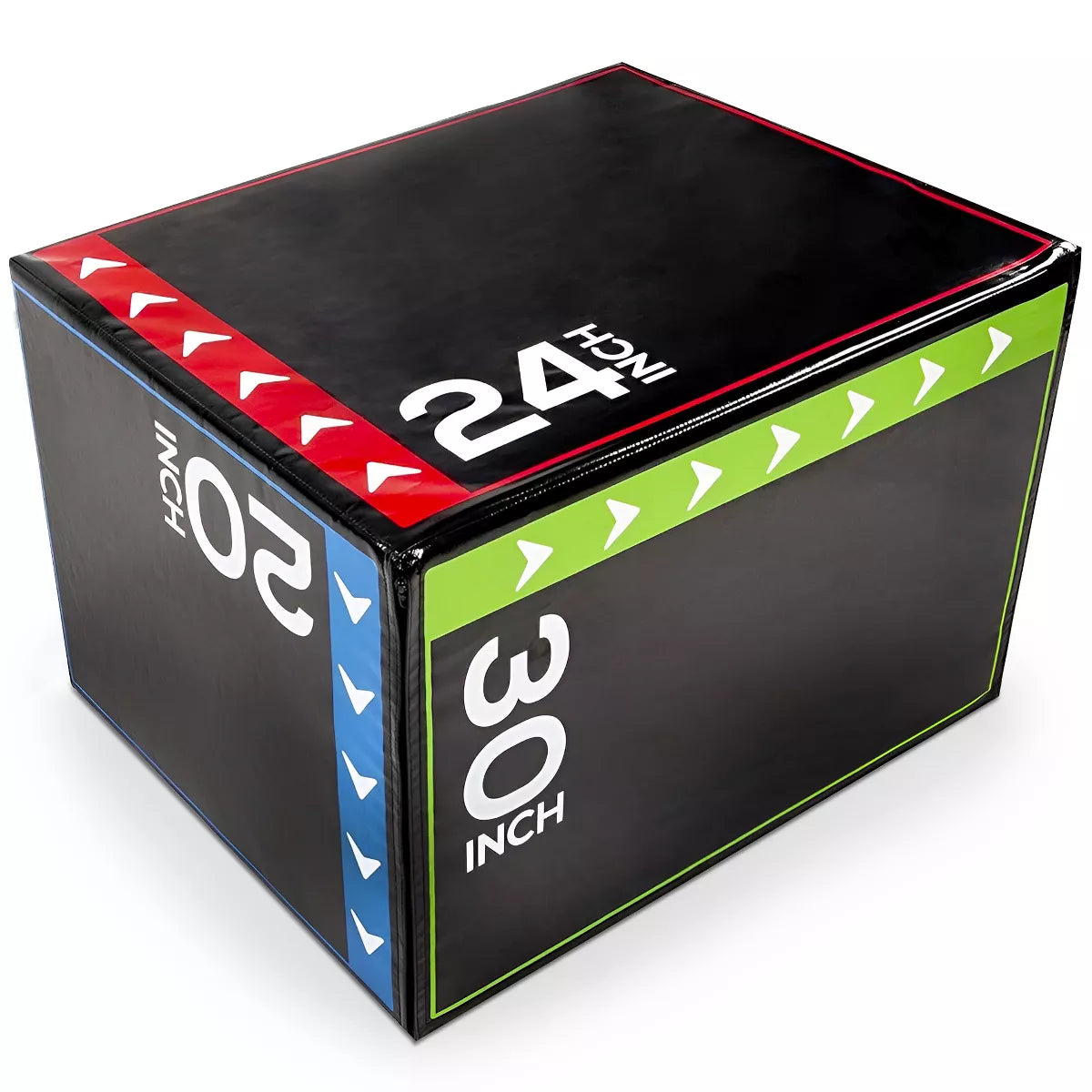 Balancefrom Fitness Versatile Durable Anti-Slip 3-In-1 Foam Plyometric Jumping Exercise Box