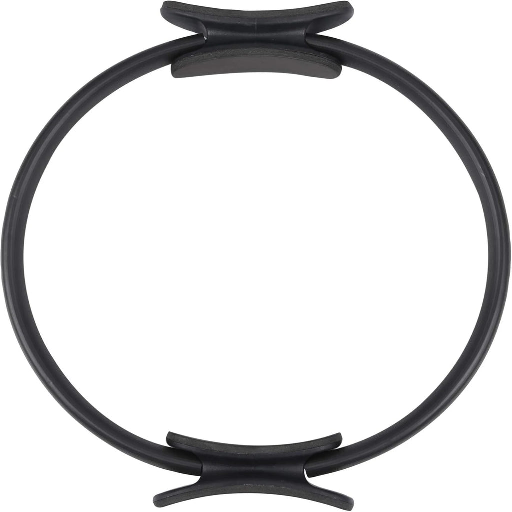 Dedicated Black Exercise Ring for Strength and Flexibility Enhancement for Yoga and Fitness Enthusiasts
