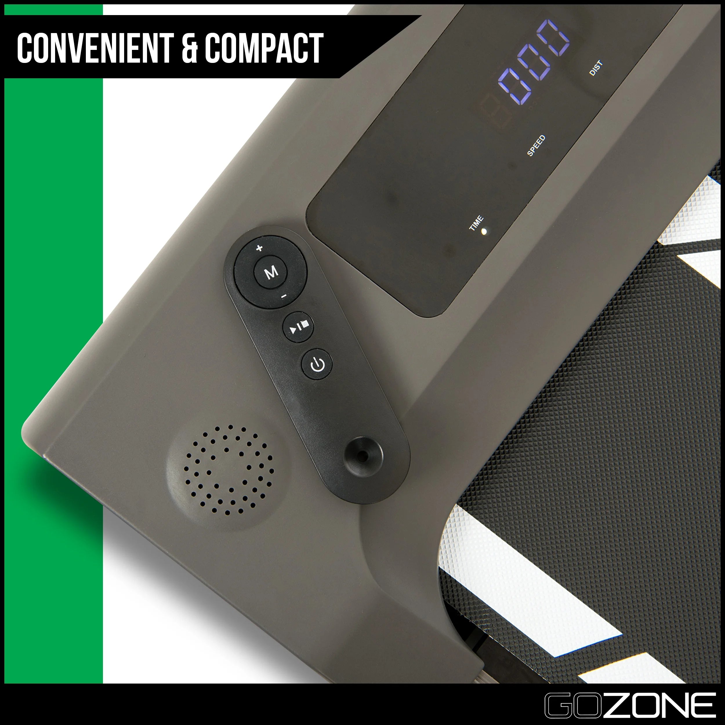 under Desk Exercise Treadmill with Remote, Walking Pad for Home and Office, Adjustable Speeds, White and Black