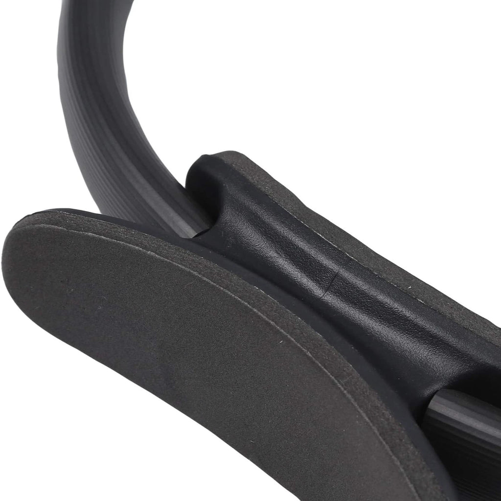 Dedicated Black Exercise Ring for Strength and Flexibility Enhancement for Yoga and Fitness Enthusiasts