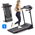 Swertoy 2.5HP Folding Treadmill Portable Running Walking Compact Exercise Machine with 12 Preset Program, LED Display, Easy Assembly for Home