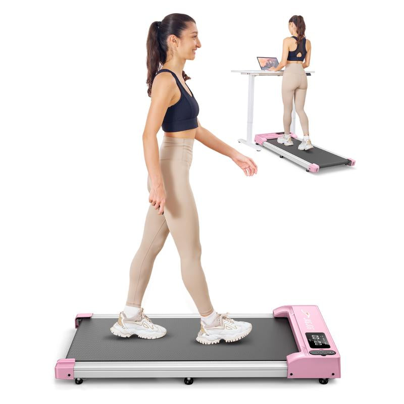 【Fitnessgift】Jagjog JT51 Foldable Treadmill Walking Pad Auto-Align Belt LED Display Knee Protection Remote Control Shock Proof Clear LED Tracking Home Fitness