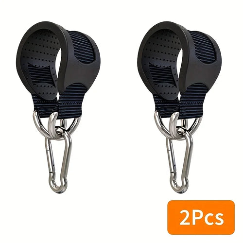 2Pcs Nylon Sling with Metal Hook - Versatile Gym Accessory for