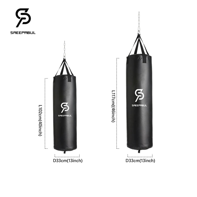 40/46in Professional Boxing Sandbag Punching Bag Training Fitness With