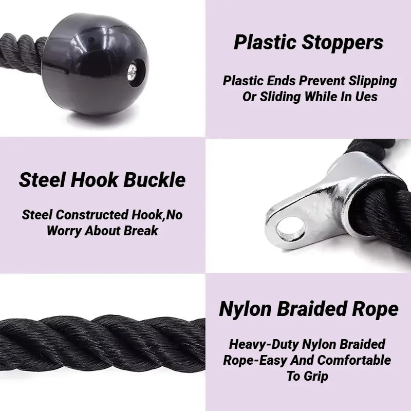 Gantry Frame Equipment Biceps Training Double Head Pull Rope Gym