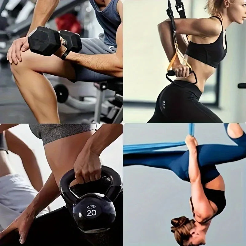 4Pcs Honeycomb Silicone Hand Pads Unisex Reusable Non-Slip Fintess