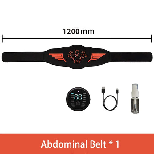 Abdominal Toning Belt Abs Trainer EMS Muscle Toner Body Massager