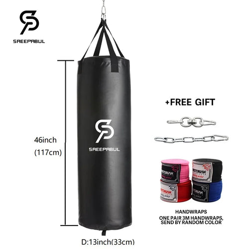 40/46in Professional Boxing Sandbag Punching Bag Training Fitness With