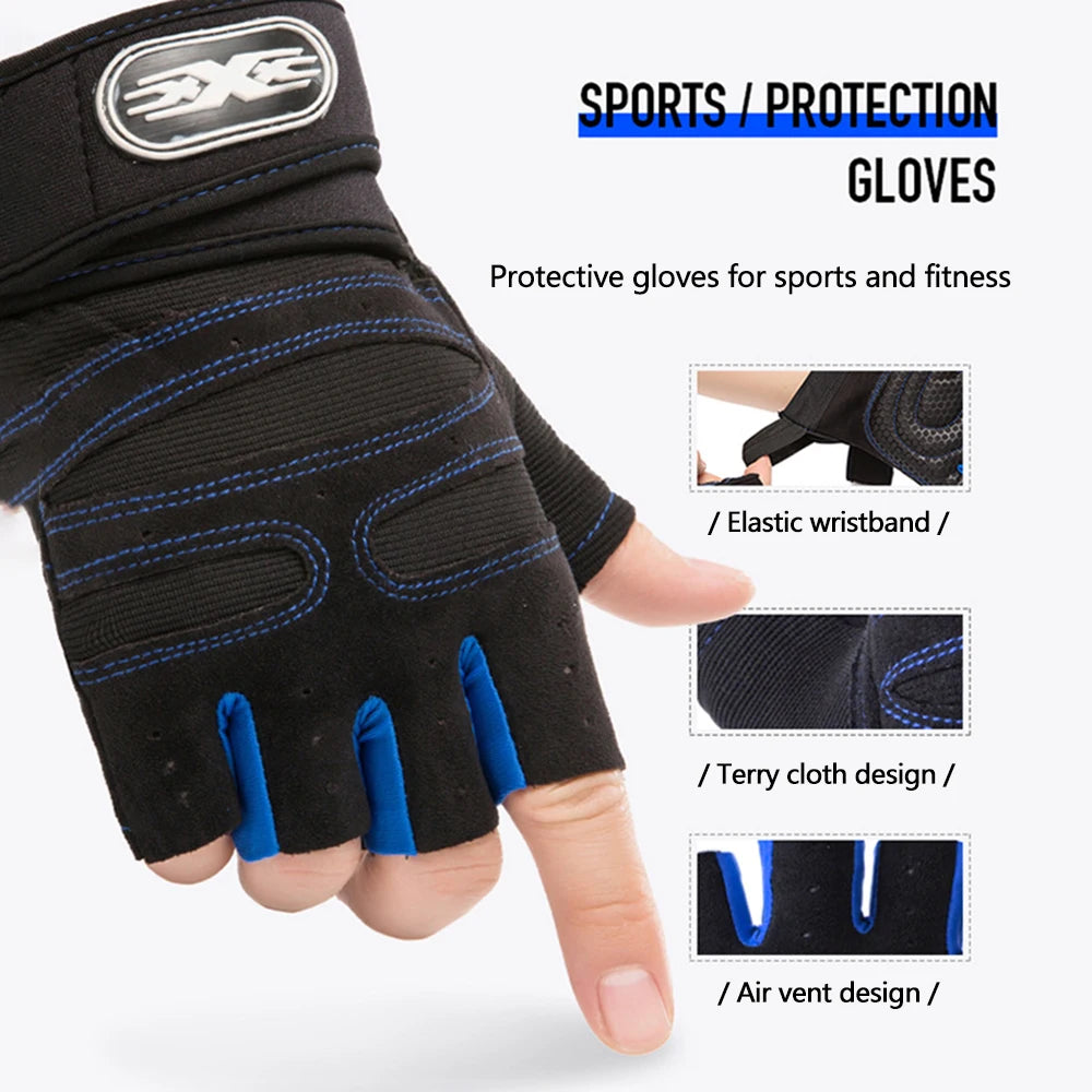 Cycling Half Finger Gloves MTB Road Bike Breathable Cycling Gloves