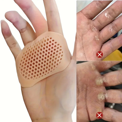 4Pcs Honeycomb Silicone Hand Pads Unisex Reusable Non-Slip Fintess