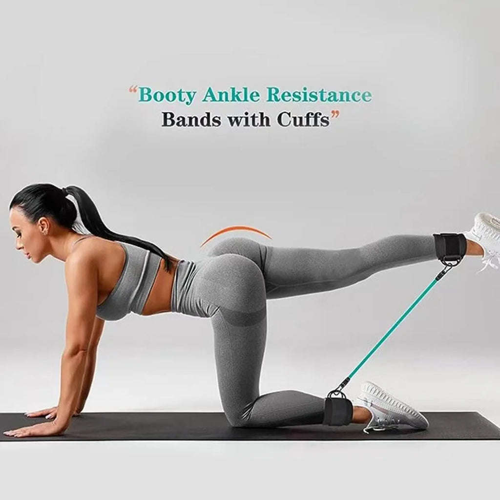 TPE Resistance Bands Ankle Straps Fitness Booty Band Squat Glute