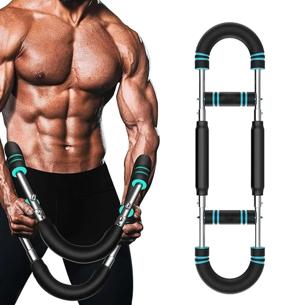 Adjustable Arm Trainer With Resistance Bands Detachable Chest Expander