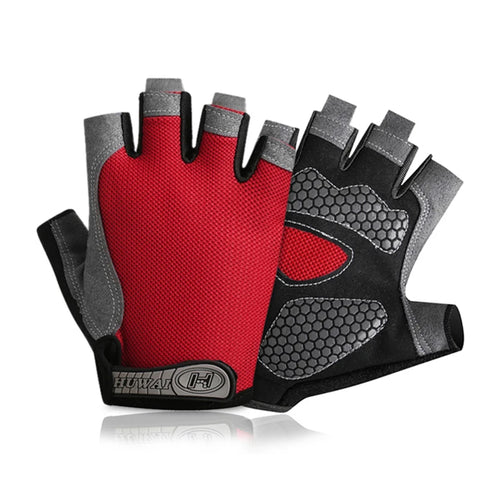Gym Gloves Fitness Training Fingerless Men Women Bodybuilding Exercise