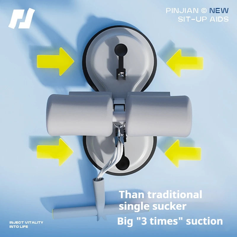 Portable Sit Up Assistant With Tension Rope Fitness Equipment Support