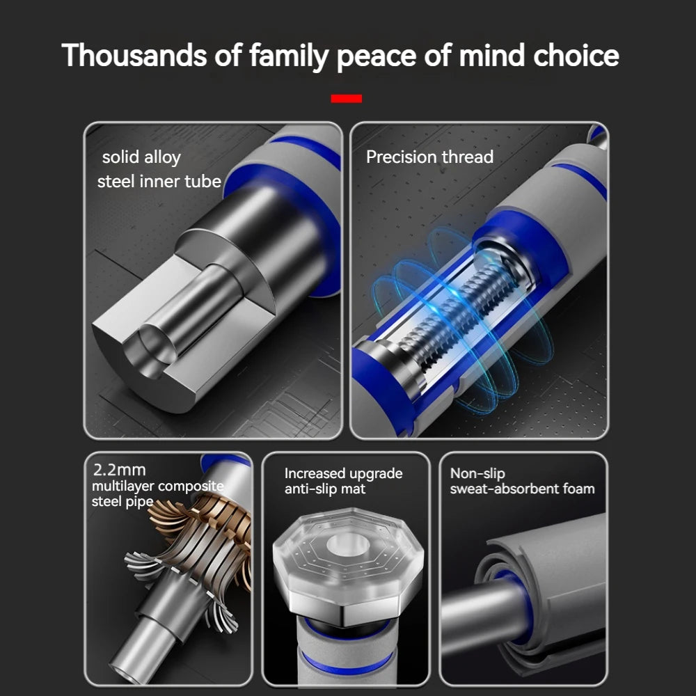 Telescopic Doorway Pull Up Bar Non-Slip Chin-Up Fitness Equipment