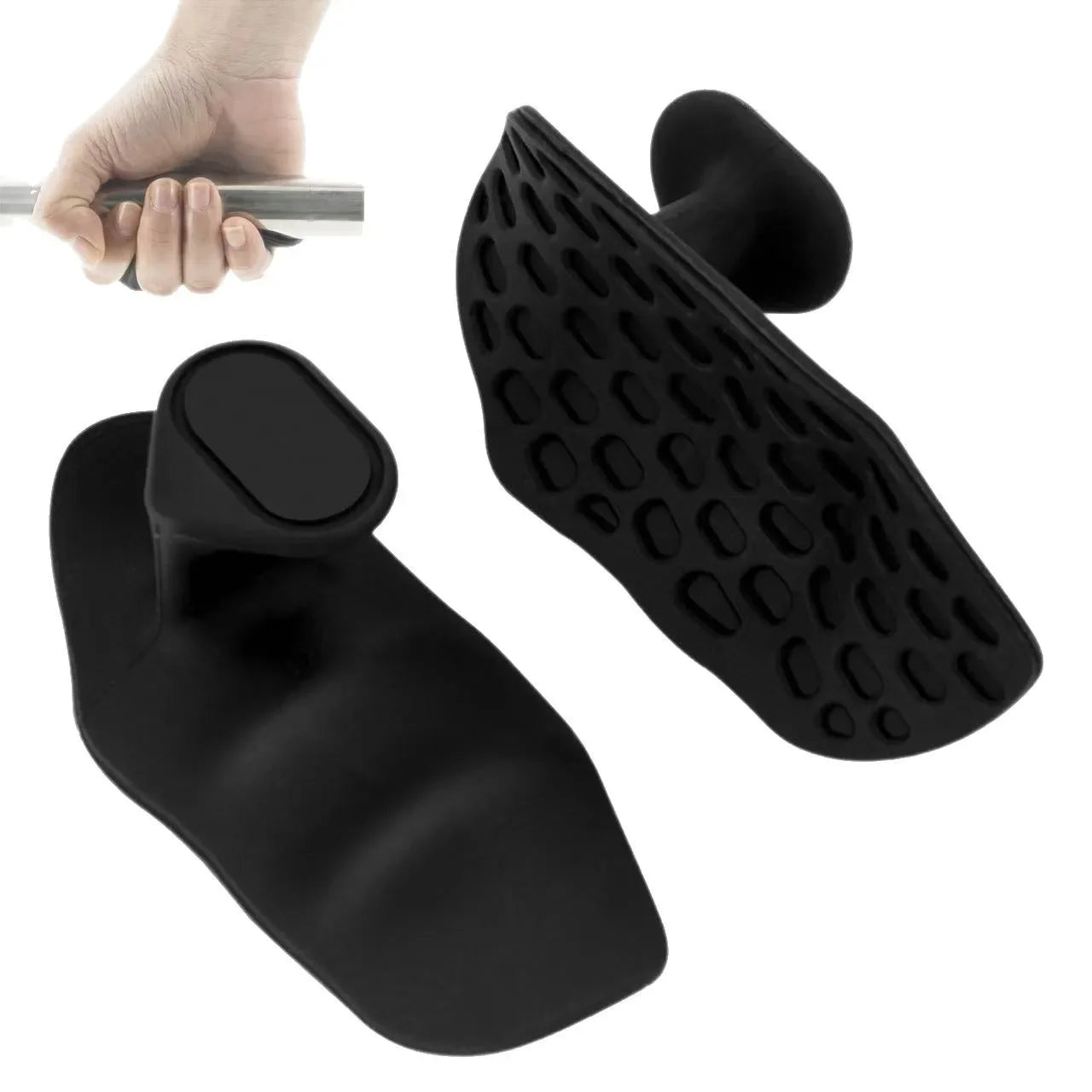 Silicone Palm Grip Pull Up Grips for Weightlifting Honeycomb Elastic