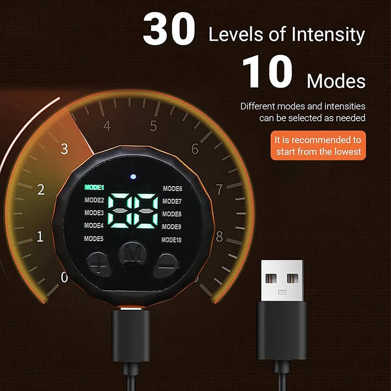 Abdominal Toning Belt Abs Trainer EMS Muscle Toner Body Massager