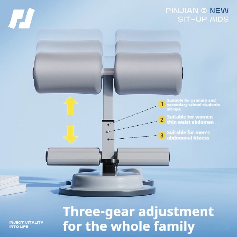 Portable Sit Up Assistant With Tension Rope Fitness Equipment Support