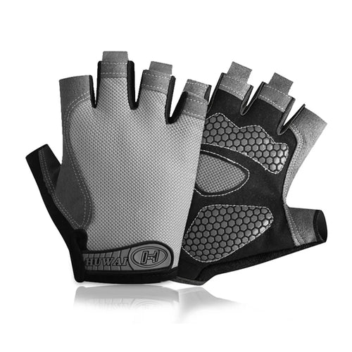 Gym Gloves Fitness Training Fingerless Men Women Bodybuilding Exercise