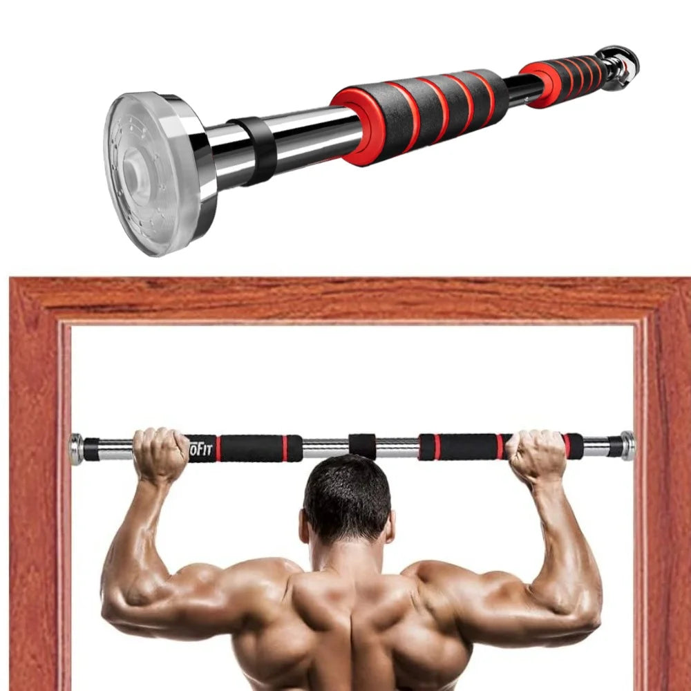 Telescopic Doorway Pull Up Bar Non-Slip Chin-Up Fitness Equipment