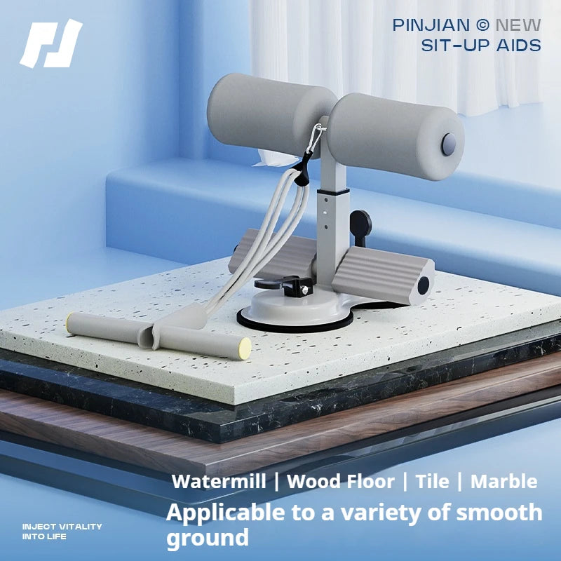 Portable Sit Up Assistant With Tension Rope Fitness Equipment Support