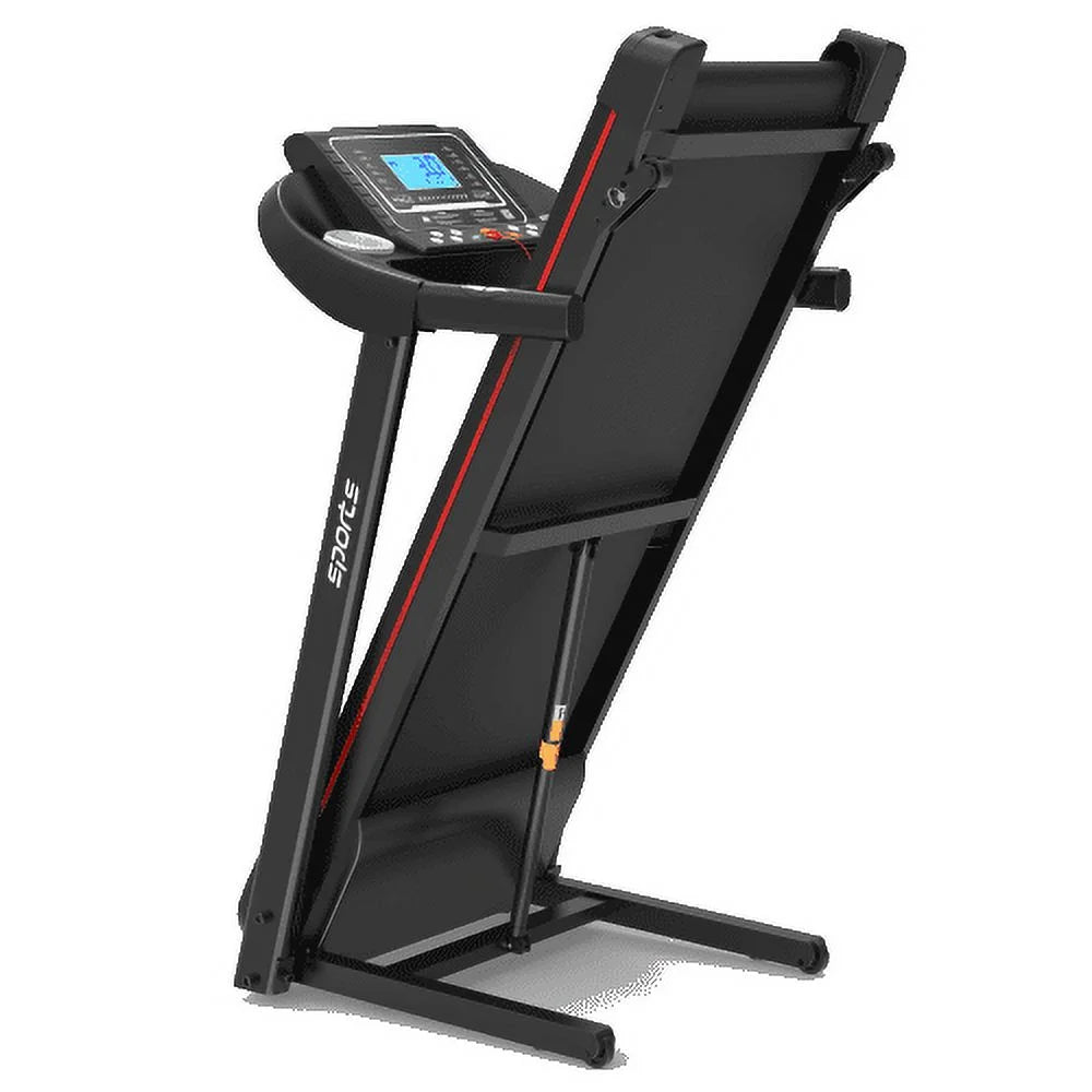 Foldable Treadmill with Incline, Fitshow App Folding Treadmill for Home Workout, Electric Walking Treadmill Machine 5" LCD Screen 250 LB Capacity Bluetooth Music