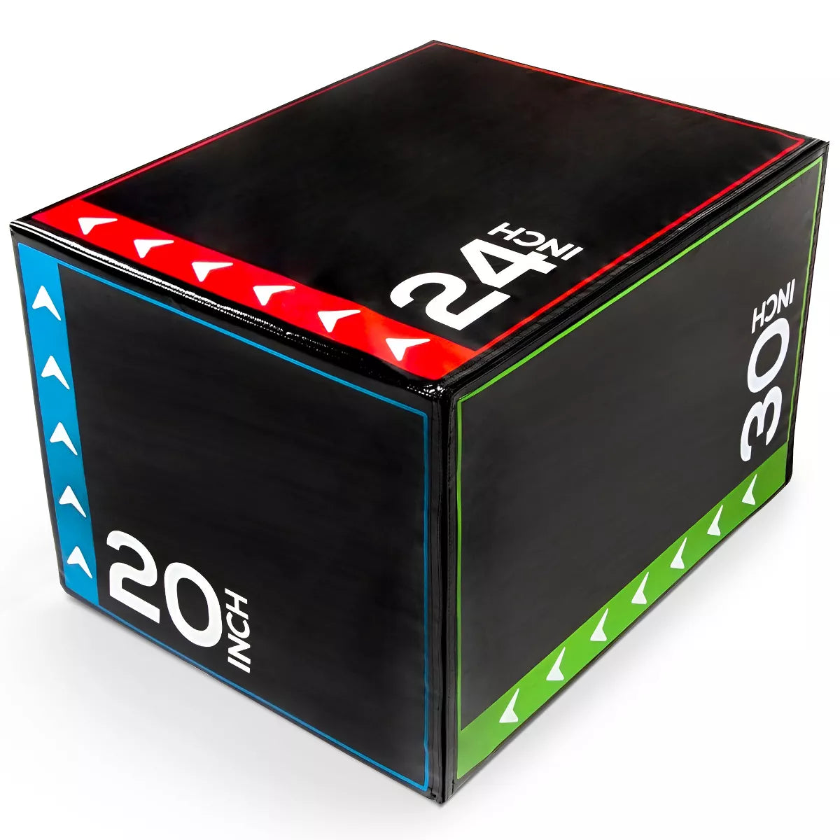 Balancefrom Fitness Versatile Durable Anti-Slip 3-In-1 Foam Plyometric Jumping Exercise Box