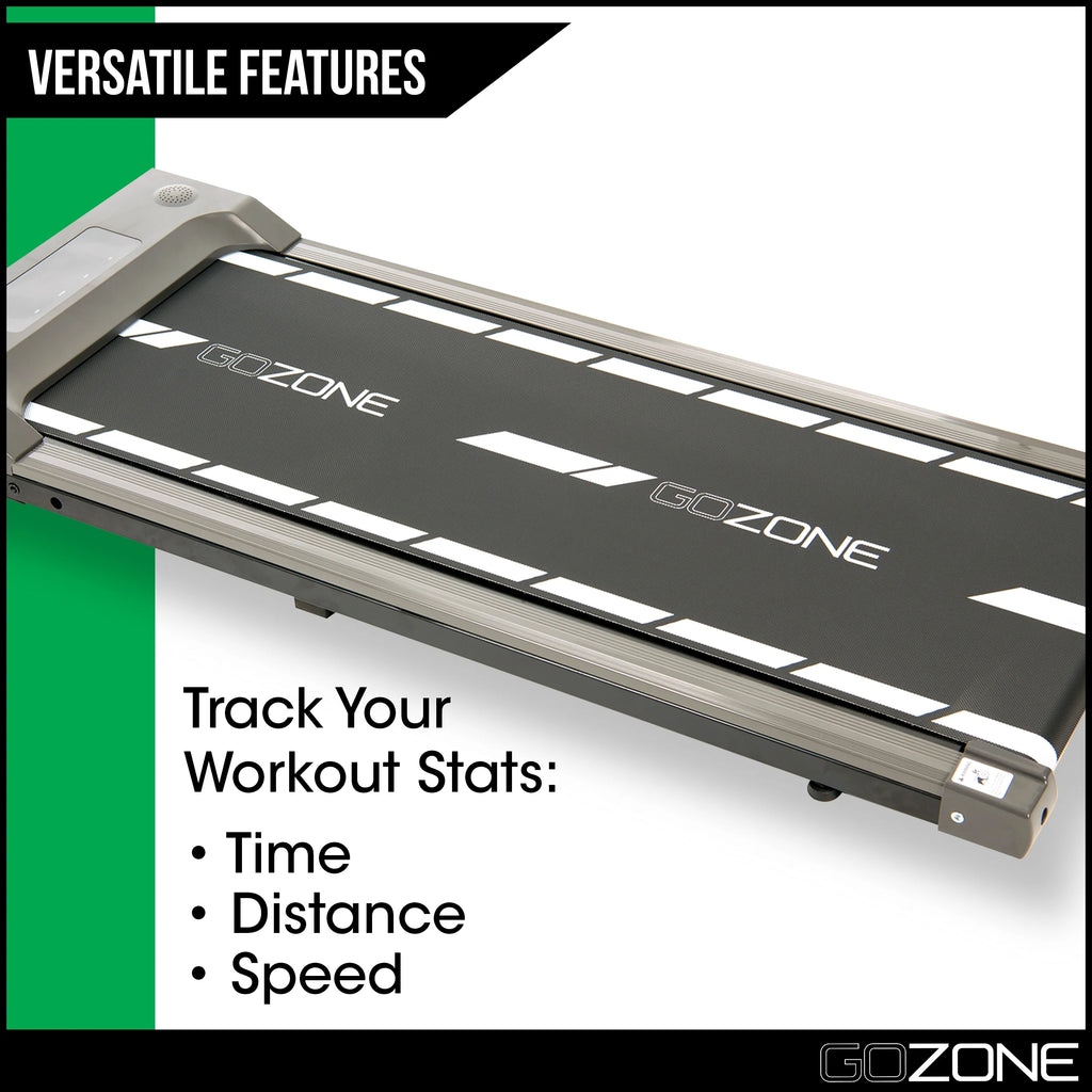 under Desk Exercise Treadmill with Remote, Walking Pad for Home and Office, Adjustable Speeds, White and Black