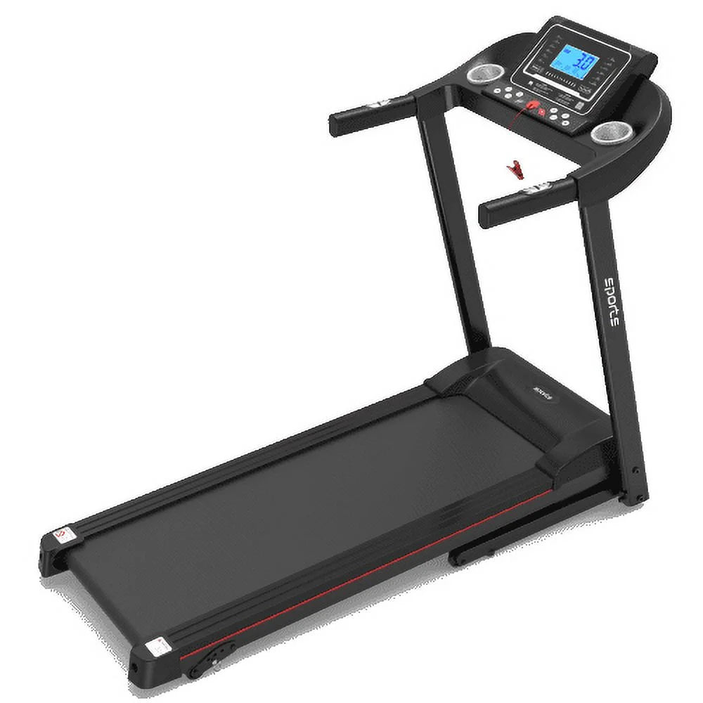 Foldable Treadmill with Incline, Fitshow App Folding Treadmill for Home Workout, Electric Walking Treadmill Machine 5" LCD Screen 250 LB Capacity Bluetooth Music