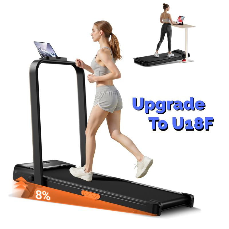 UMAY Fitness under Desk Treadmill, High Definition Big Screen Walking Pad for Home Small, 2.5 HP Quiet Brushless, for Home Office